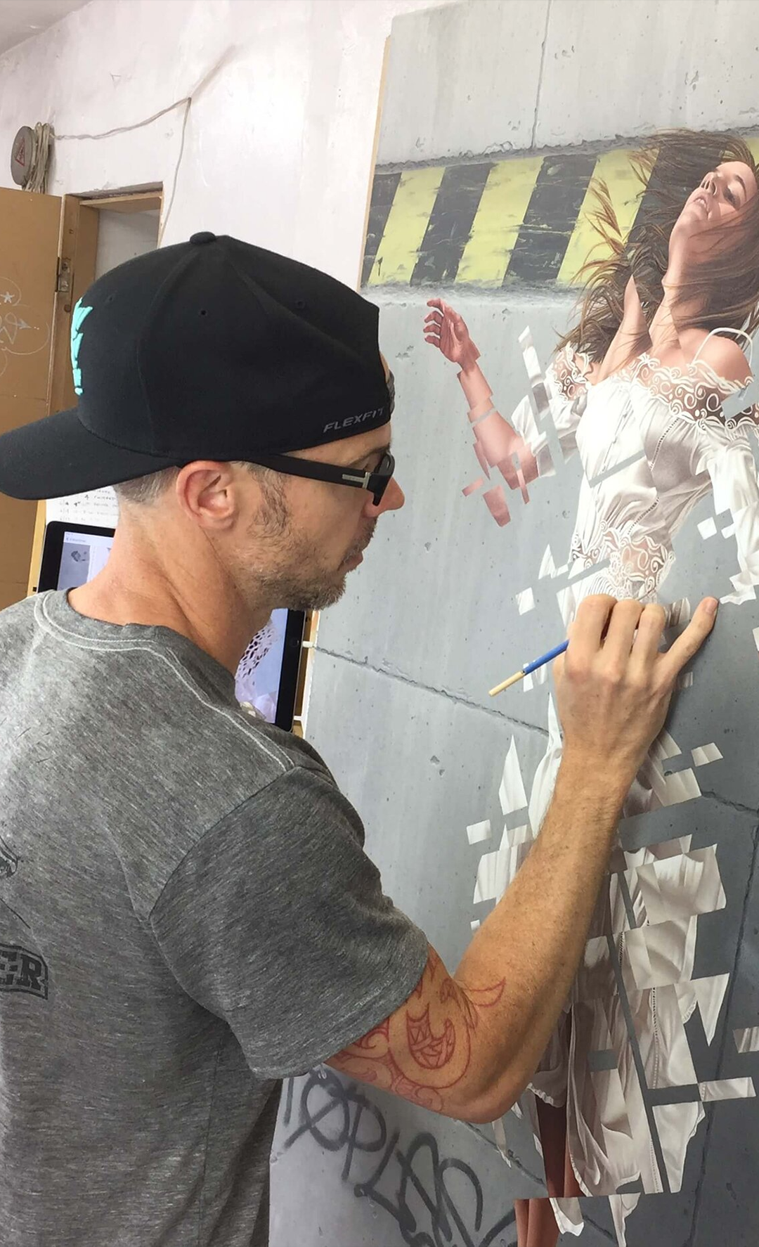 James Bullough New Zealand Artist Urban Street Art NZ Limn Gallery