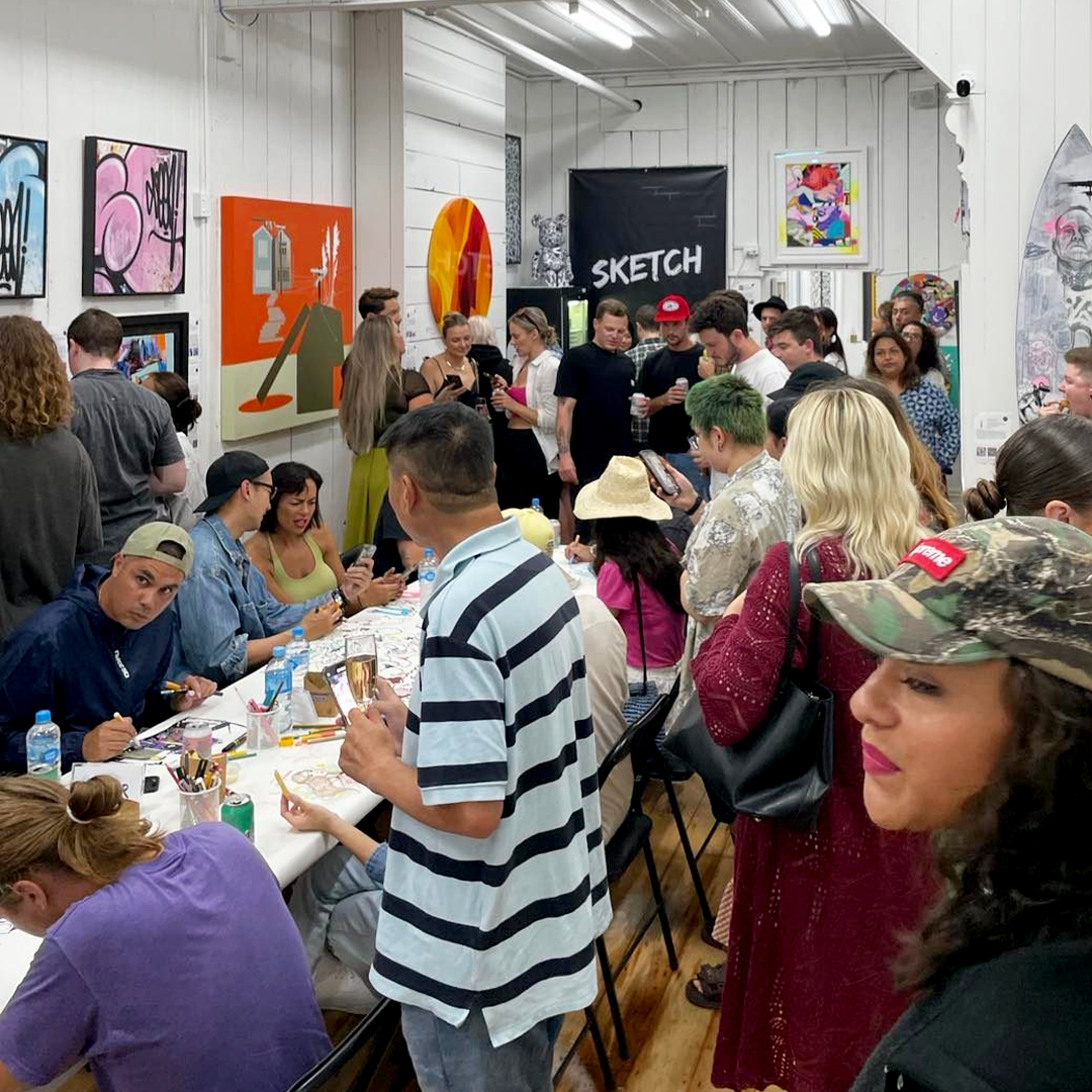 Limn Gallery Sketch Live Art Drawing Doodling Auckland New Zealand