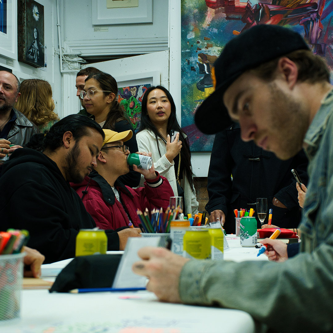 Limn Gallery Sketch Live Art Drawing and doodling Auckland New Zealand