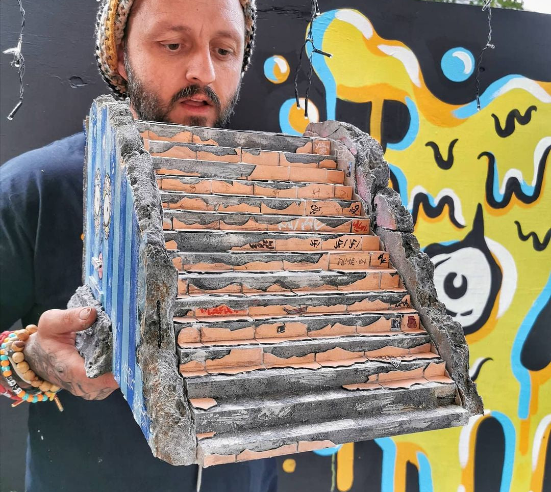 The Main Line Spacerunner Group Show at Limn Gallery Graffiti Street Art on Trains Auckland New Zealand Ghostcat Mike Beer