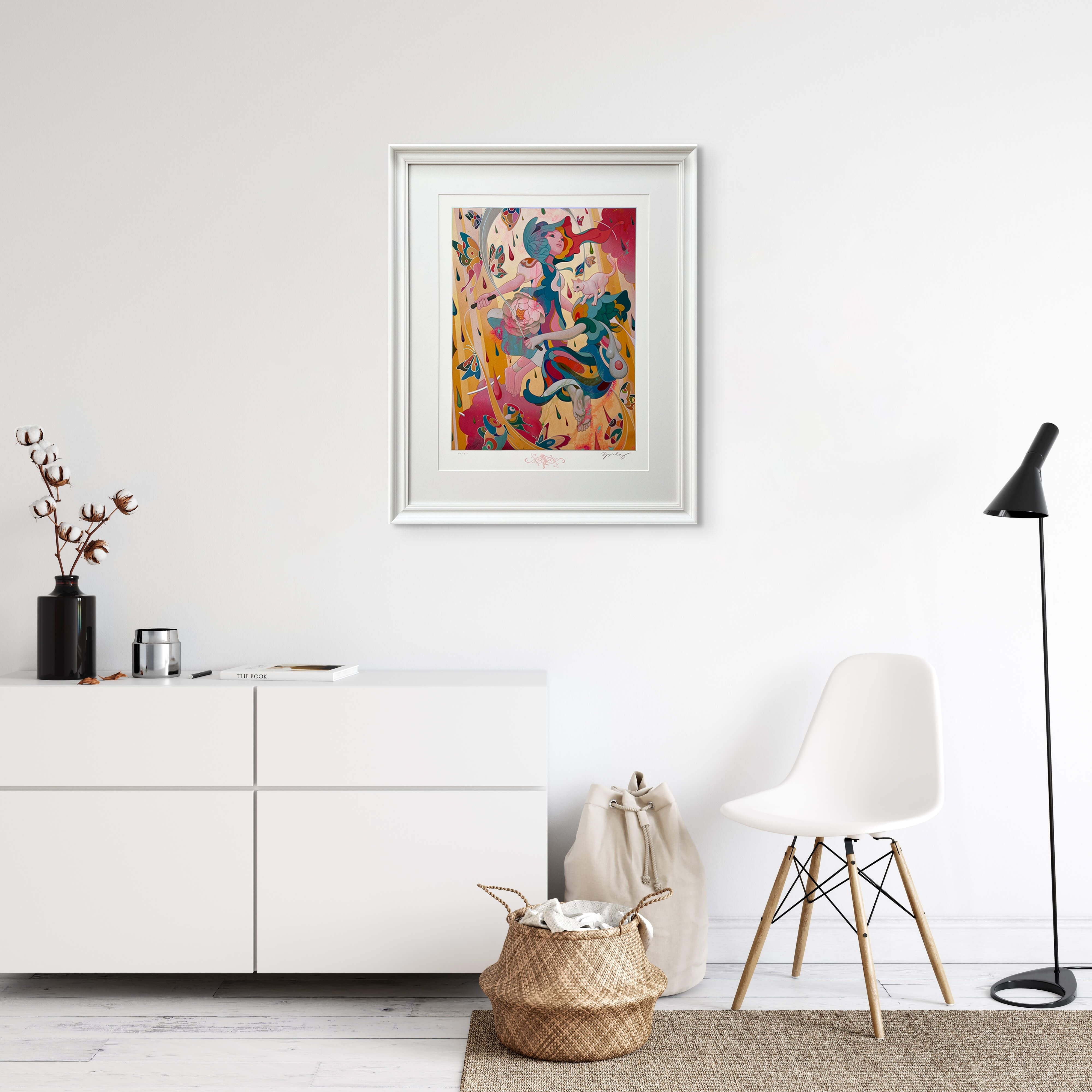 JAMES JEAN ジェームズ・ジーン　Skippers ジグレー BTS James Jean Skippers Giclée Print Signed Ltd Ed 977 Framed
