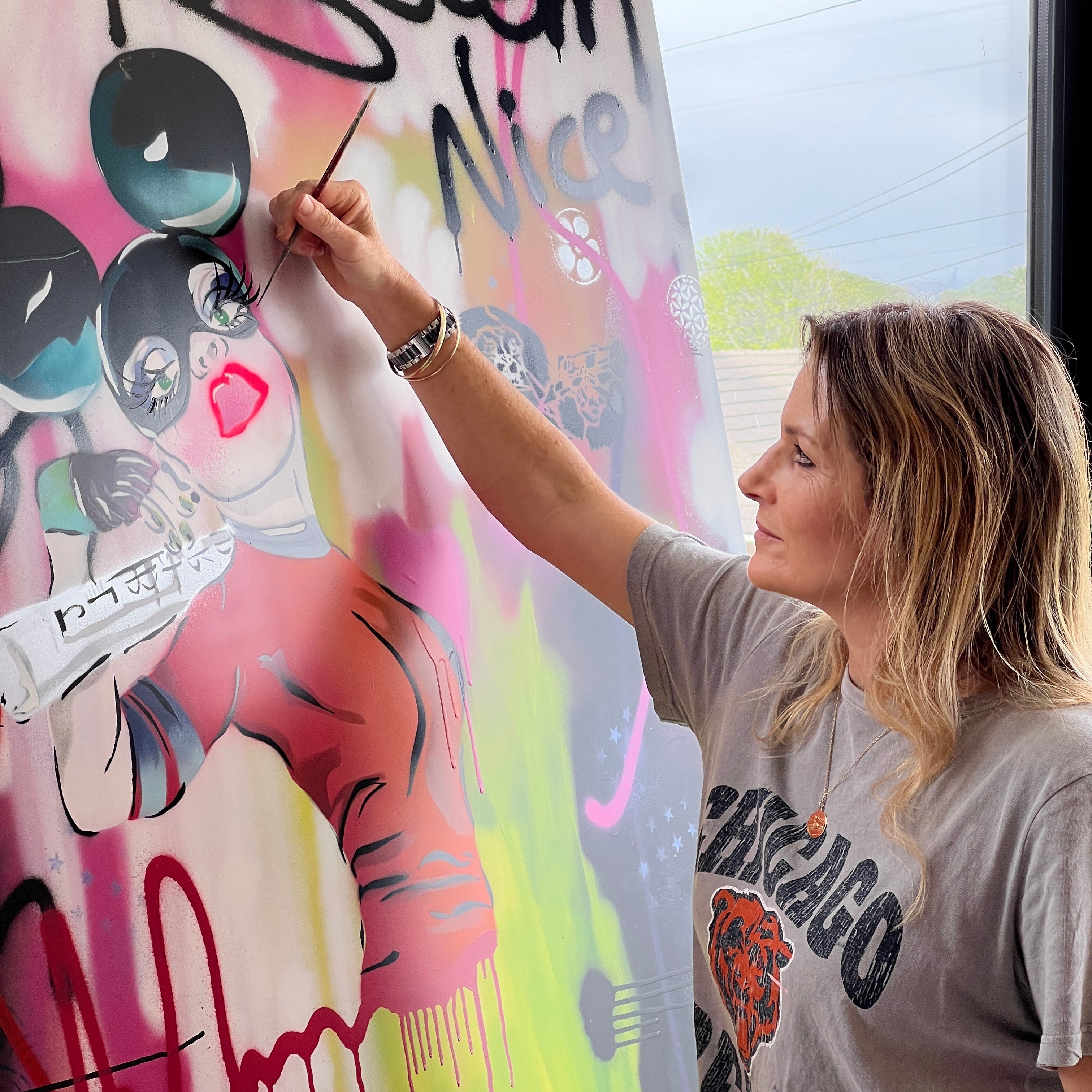 Rachel Rush solo show at Limn Gallery Auckland New Zealand Urban Art