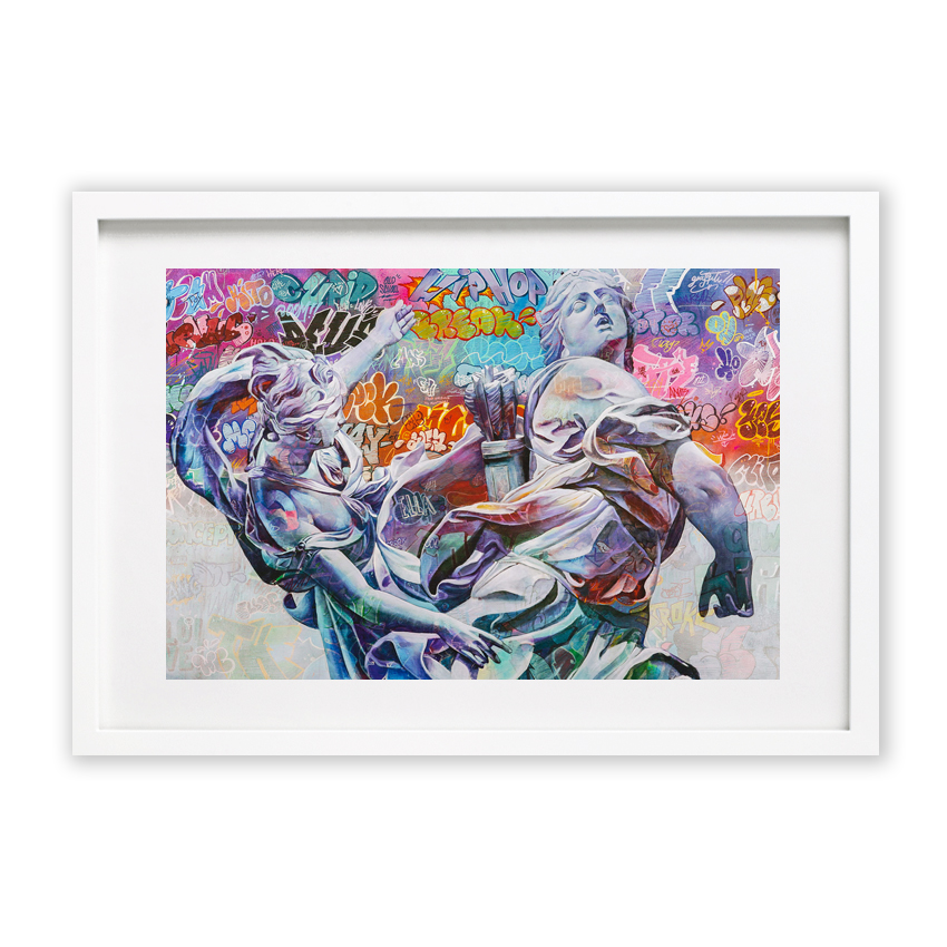 PichiAvo Artemis et Nature limited edition print limn gallery nz new zealand