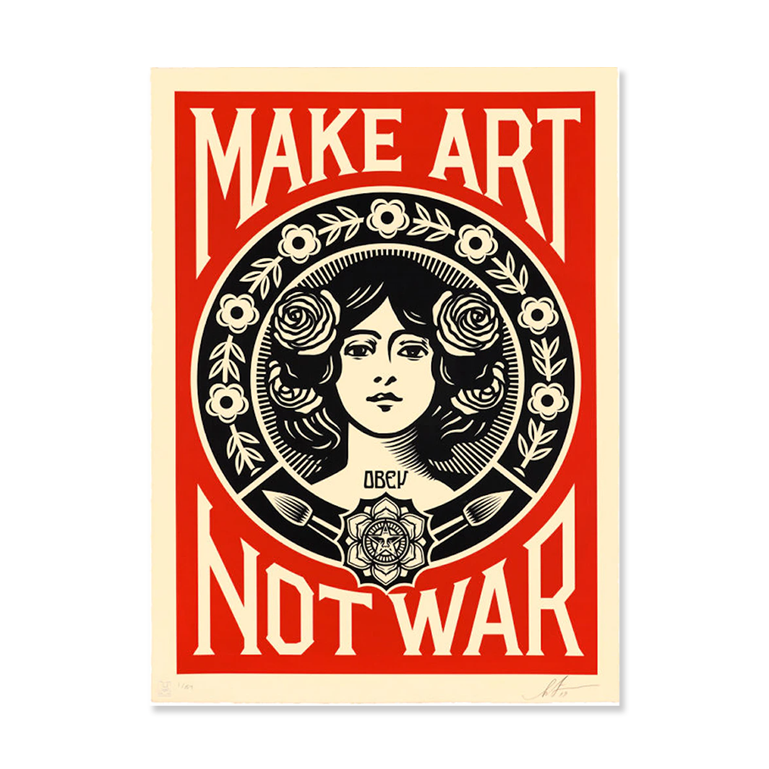 Obey Make Art Not War Obey Make Art Not War Black Rainbow Tube Top Obey make art not war obey make art not war black rainbow tube top