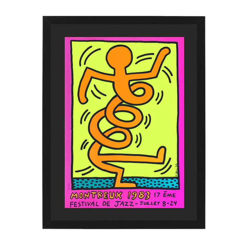 Mug Collector Keith Haring - Affiches Montreux Jazz Festival 1983, Pop Art, Céramique 325ml
