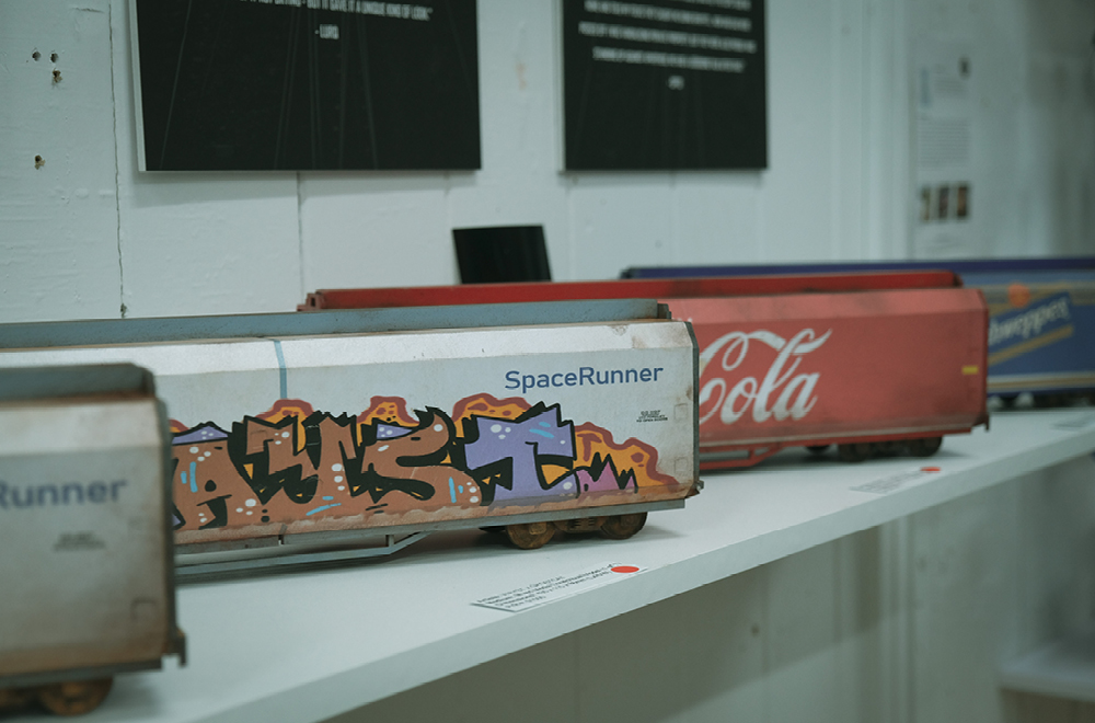 The Main Line Spacerunner Group Show at Limn Gallery Graffiti Street Art on Trains Auckland New Zealand