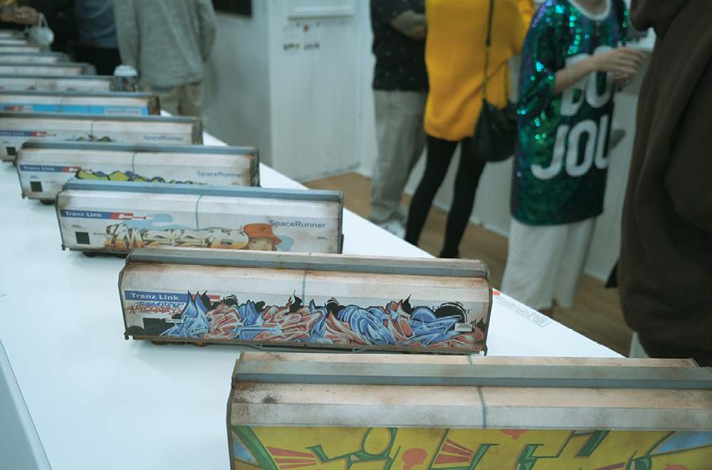 The Main Line Spacerunner Group Show at Limn Gallery Graffiti Street Art on Trains Auckland New Zealand