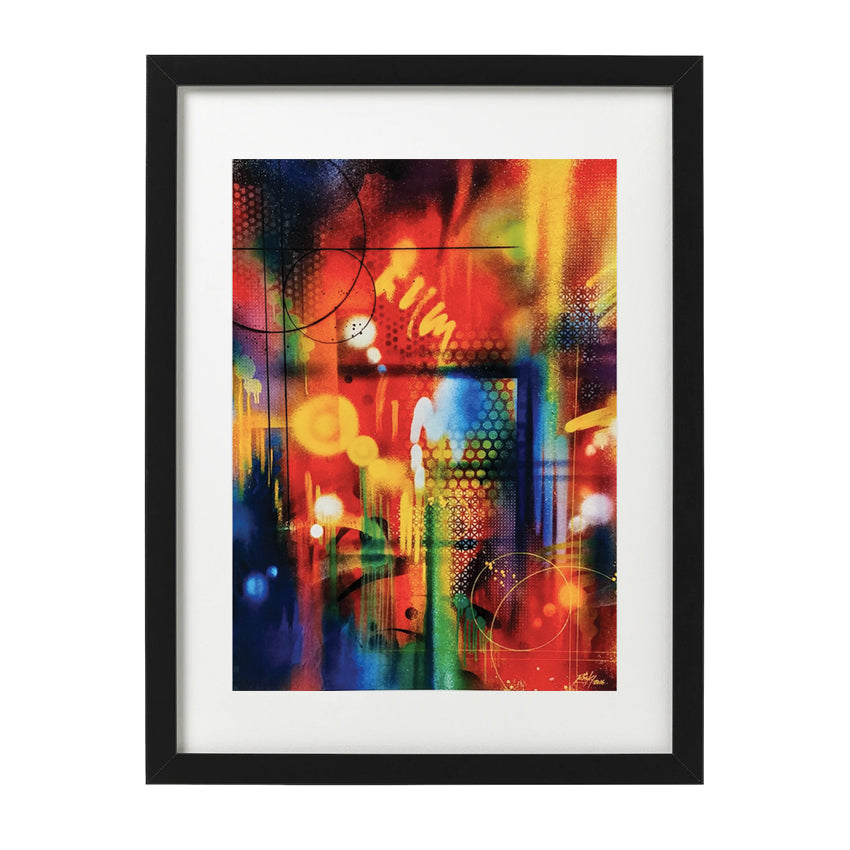 Collateral damage Print Limited edition print RISK Kelly Graval Limn Gallery