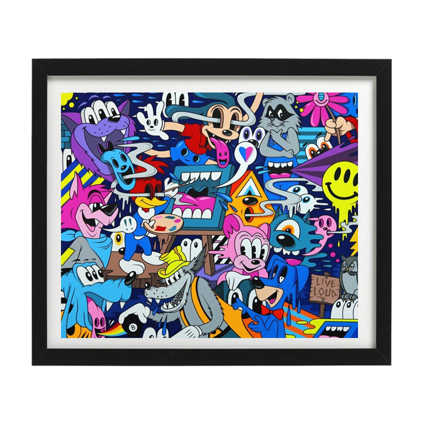 Every day counts Limited edition print Greg Mike Loud Mouf Limn Gallery NZ
