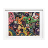 Jimi Grins Limited Edition Ghost print framed in white