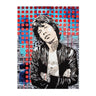 Satisfaction original painting collage board Brad Novak New Blood Pop Limn Gallery