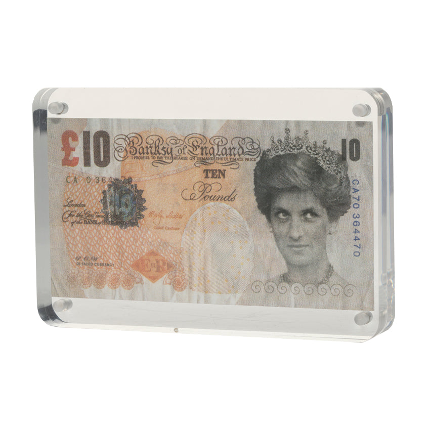 di-faced tenner print banksy Limn Gallery